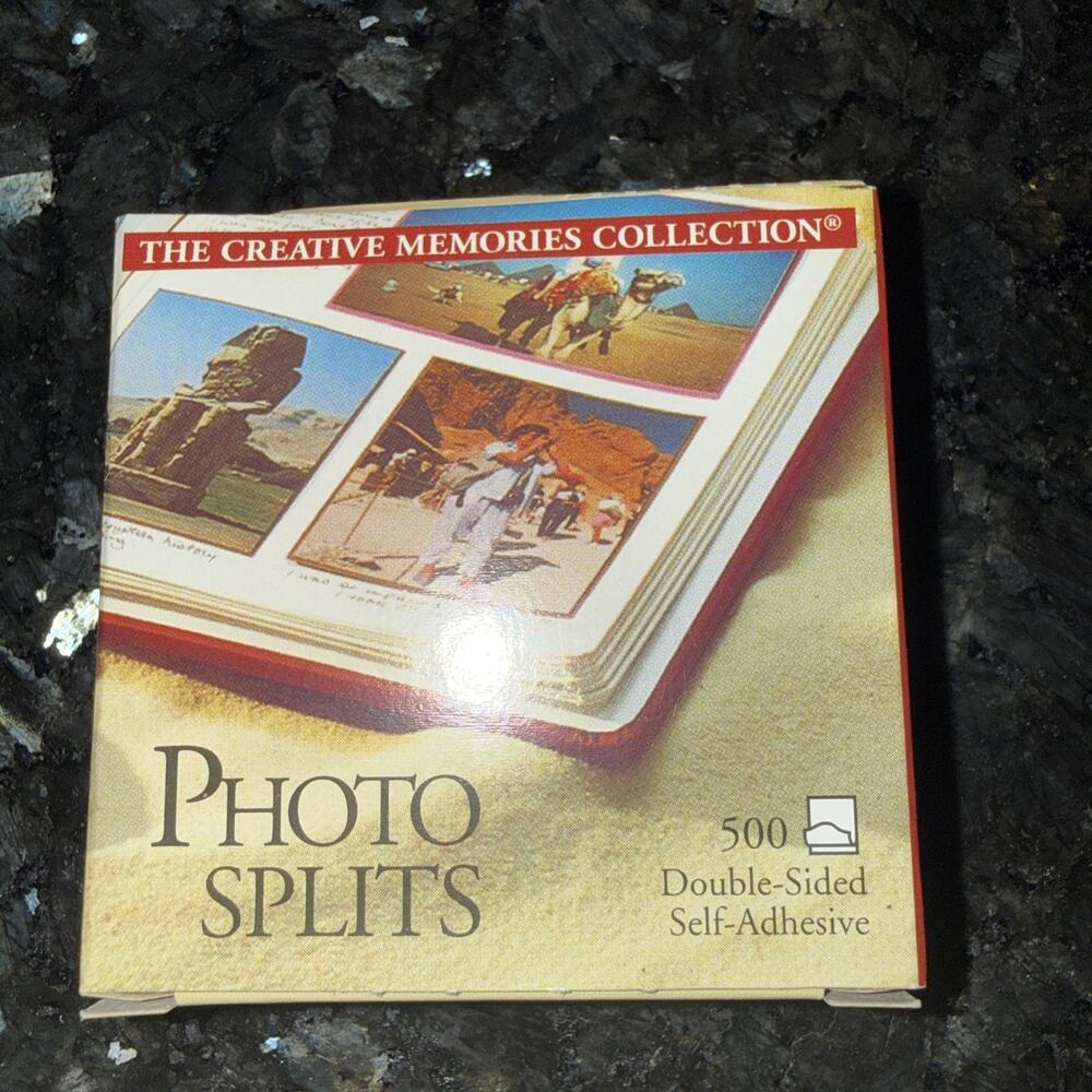 New Creative Memories Double Sided Photo SPLITS Adhesives 500